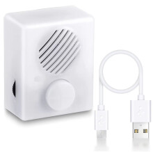 Ηχείο για λούτρινα ζωάκια USB συσκευή αναπαραγωγής φωνής λευκό 1 τεμ.