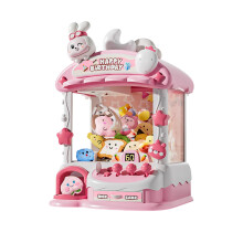 Mini máquina de garras de juguete, juego arcade para el hogar, garra giratoria de 180, música y luces, alimentación USB, para niños de 3 a 5