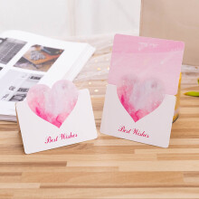 10 PCS Valentines Day Cards, 3D Heart Cards Bulk for Anniversary Wedding Birthday, Kids Classroom Exchange, Valentines Day Decorations(3.8 inch)