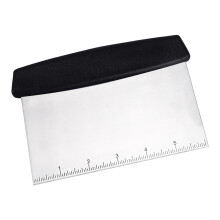 Stainless Steel Baking Scraper Tool - Multi-Purpose Dough Cutter and Flour Spatula for Pastry Making, Bread Shaping & Cooking Utensils