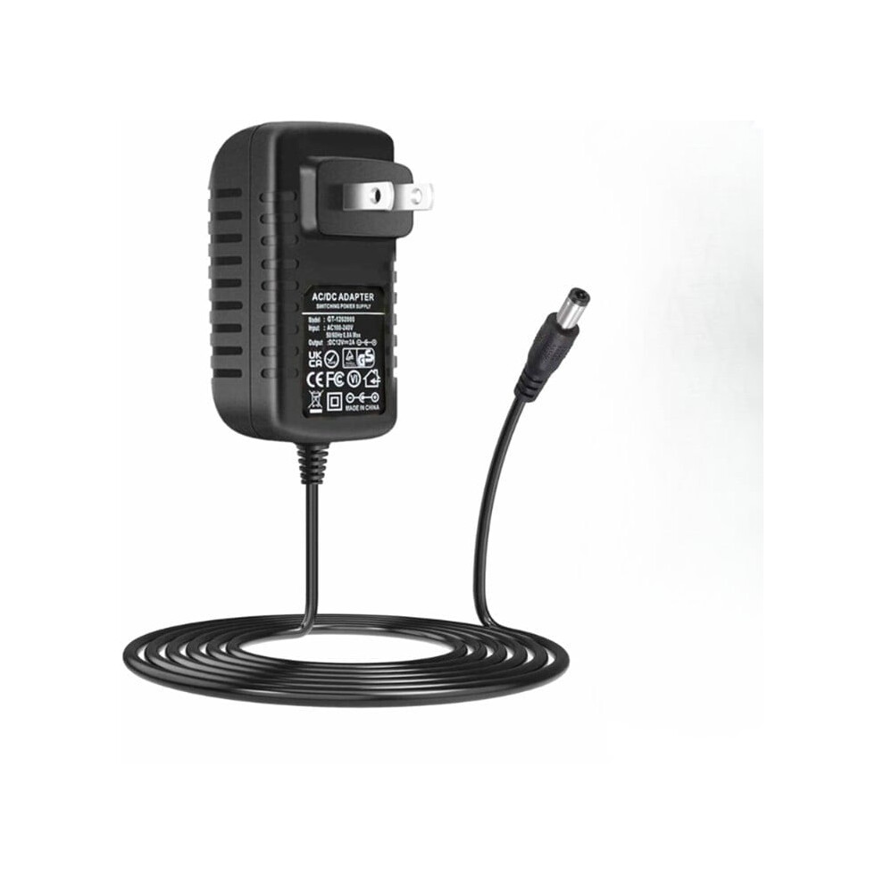Universal Ac Adapter 12V 2A (24W), Ac110v To Dc12v, 500Â2000Ma Adjustable, Compatible With 12V Devices 9422877921928