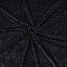 66 tommer 1,09 meter svart mykt premium fløyelsstoff i meterstørrelse Vintage knust fløyelsstoff firkantet polyester bredt stoff