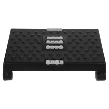 Anti-skid Stool Footstool Black Plastic Foot Support for Home Use 1Pcs