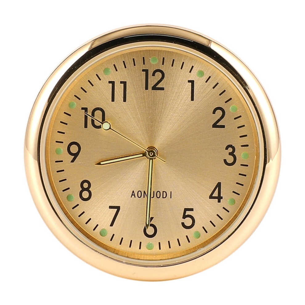 4" Fluorescent Dashboard Clock With Luminous Display, Compatible With Cars & Trucks, /Green/Red White/Blue/Gold 9422877921089