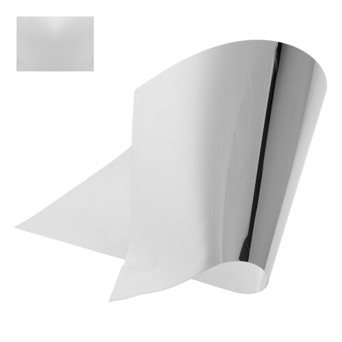 5Pcs Silver Pc Plastic Mirror Sheets Safe Adhesive Mirror for Nursery 2