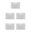 5Pcs Silver Pc Plastic Mirror Sheets Safe Adhesive Mirror for Nursery 10