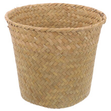 Sundry Basket Seagrass Waste Collection Home Users Bathroom 1Pcs