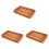 Wicker Storage Basket – Rectangular Rattan Tray for Fruit, Food Serving & Home/Kitchen/Restaurant Decor 1