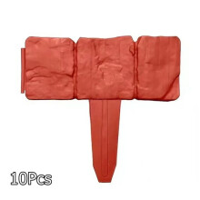 10pcs Garden Supplies Plastic Fence Flower Pot Decoration Pathway Ornaments Lawn Border Fencing Easy to Use