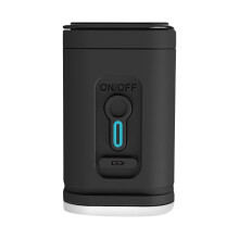 Black Wireless Air Pump Camping Light Portable Lithium Pump Outdoor Air Mattress Pump Multi-function Camping Gear Emergency Device