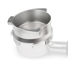 54mm portafilter dosing funnel aluminum silver