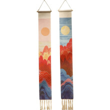 Nature landscape tapestry forest mountain wall decor