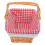 Wicker Bread Basket for Serving and Storage Rectangular Willow Basket with Smooth Surface 1