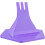 Gabarit de fermeture éclair pratique, violet gitan, fermeture éclair 1