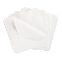 25 chiffons en chamois céramique, multi-usages, pour lisser les pots et nettoyer les appareils photo, blancs