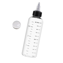 Model Paint Mixing Bottle With Scale Multiple Sizes 30ml 50ml 100ml 230ml Rotating Spout For Hobbyists And Artists