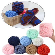 100g Chunky Crochet Yarn, Multi Colored Knitting Yarn Bulk, Velvet Weaving Yarn Crocheting Thread, for Knitting and DIY Crafts