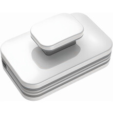 Limpador magnético de para-brisa de carro com corda anti-queda, dupla face, para vidros de 3 a 10 mm, compatível com diversos veículos.