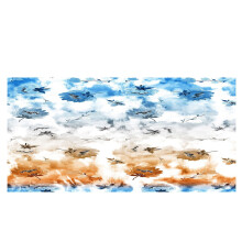 Serviette de plage en microfibre anti-sable et légère 76 x 152 cm