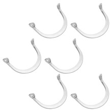 Lot de 6 poignées de rechange pour casseroles et poêles, faciles à manipuler, couleur argent.