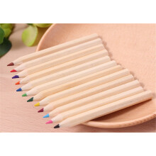 Pencil Color Pen Pencil Small Pencil Painting 12 Color Stationery,Multicolor,10CM