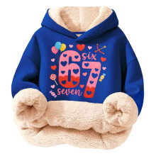 Kinder-Hoodie mit mehrfarbigem Print, weich und leicht