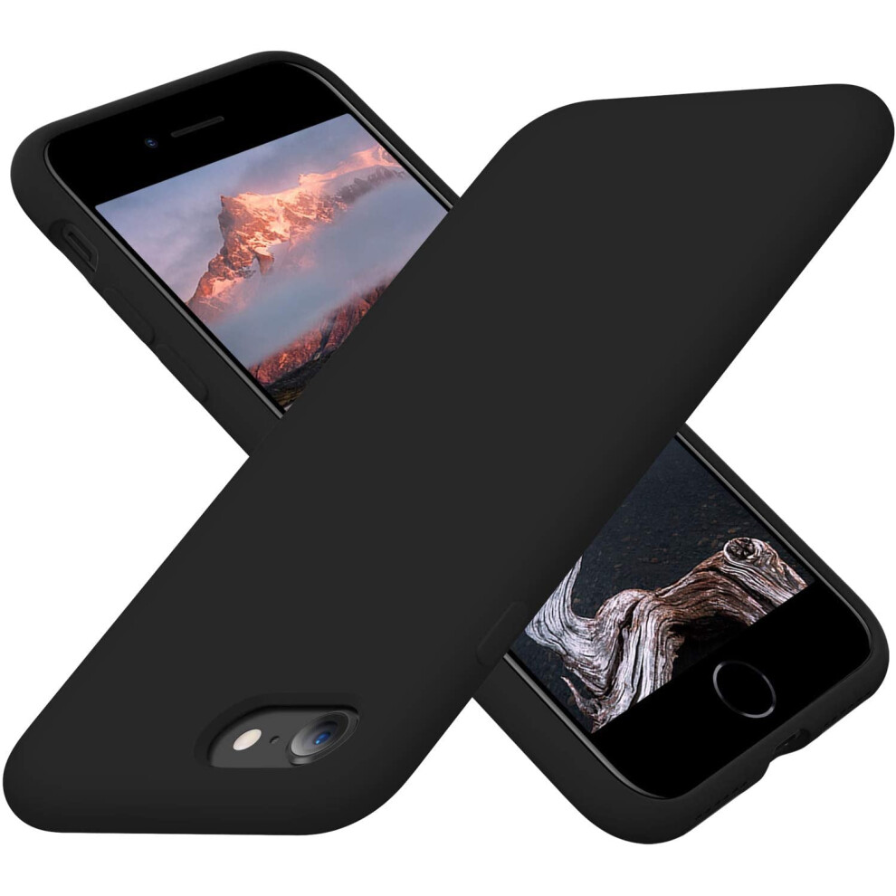 Iphone Se 2022/2020 & Iphone 7/8 Case Â Ultra Slim Silicone Shockproof, Soft Microfiber Lining, 4.7", Black 9065194279947