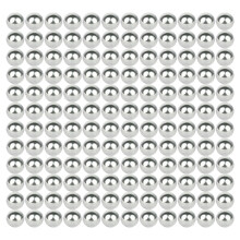 Bike Bearing Ball, 144 Pieces Carbon Steel Headsets Bearing Balls, Round Bicycle Bearing Balls for Bikes Repairing, Maintenance