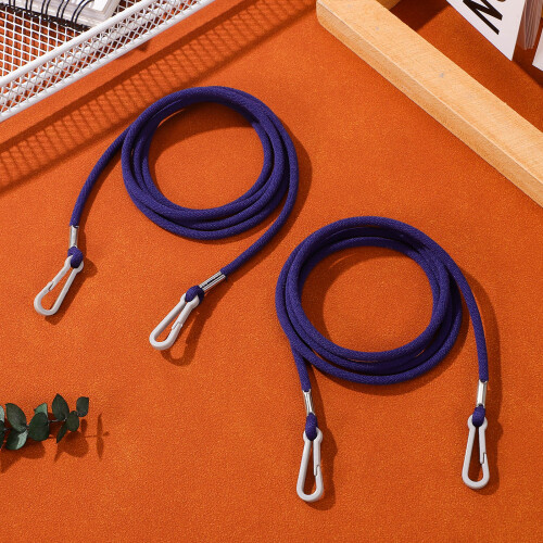 2 Pezzi Portaguanti In Nylon Per Bambini Con Tracolla Antiperdita 2