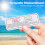 5 pezzi carte test UVC-UVA, strisce indicatrici luce 6