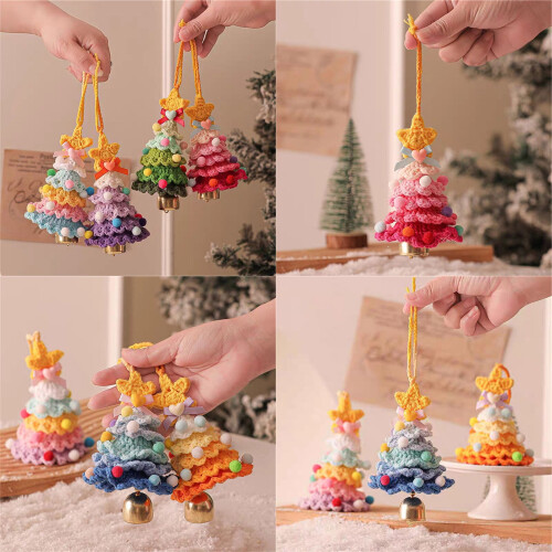 Décoration de sapin de Noël tissée à la main 1