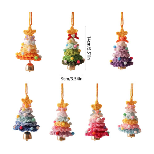 Décoration de sapin de Noël tissée à la main 2