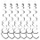 Spiral Pendant Party Streamers Plastic 6 pcs 2