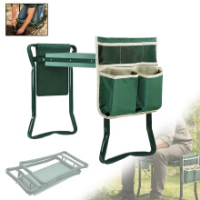 2 In 1 Flip-Seat Garden Ffolding Kneeling Bench , Planting Accessory.