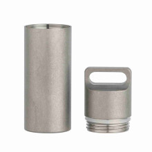 Titanium Wasserfeste Mini-Pillenbox für Reisen, Wandern und Outdoor-Aktivitäten