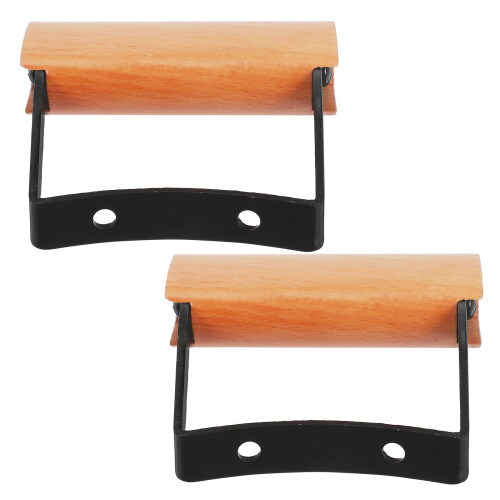 2Pcs Beechwood Pot Handles Kitchen Replacement Side Handles 1