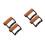 2Pcs Beechwood Pot Handles Kitchen Replacement Side Handles 9