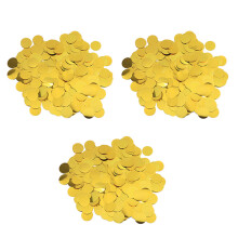 3St Draagbare Gouden Confetti Rond Voor Bruiloft En Thuisdecoratie