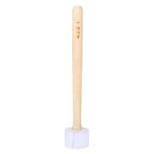 3St Praktische Singing Bowl Wrapped Mallet Wit Gemakkelijk Te Reinigen
