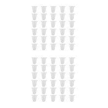 400St Silicone Tattoos Ink Cups Wit Design Voor Opslag Wit