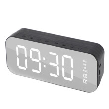 Retro Bluetooth Alarm Clock Speaker 3W, 18650 Battery, 143mm