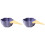 2Pcs Purple Ceramic Candy Bowls Kitchen Salad Fruit Dessert Bowls 1