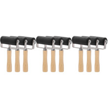 9Pcs Rubber Printmaking Rollers for DIY Crafting and Painting Supplies