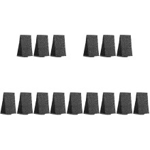 15Pcs Black Bath Scrubbers Durable Exfoliating Shower Towels for Body