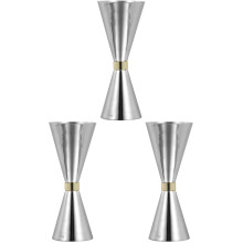 3Pcs Stainless Steel Cocktail Jigger Ounce Cups Comfortable Home Use