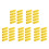50Pcs Yellow Sponge Refillable Paint Rollers 4 Inch Texture Brush Set 1