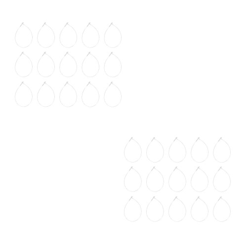 10000Pcs White Plastic Label Security Loops Tag Ropes for Clothes Tags