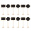Mini Chalkboards Plastic 16pcs 7.15x3.38inch 1