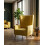 Beliani Wingback Chair ONEIDA Velvet Yellow 2