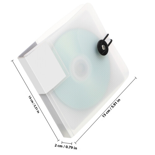borsa per 12 cd con custodia dvd vcd e organizzatore protettivo 1